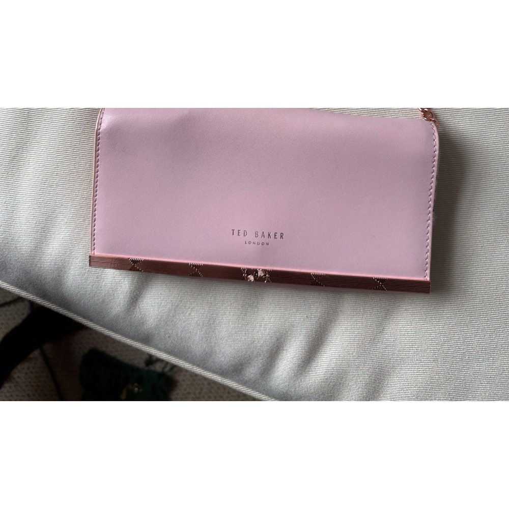Ted Baker Pink Leather with Gold chain-excellent condition!